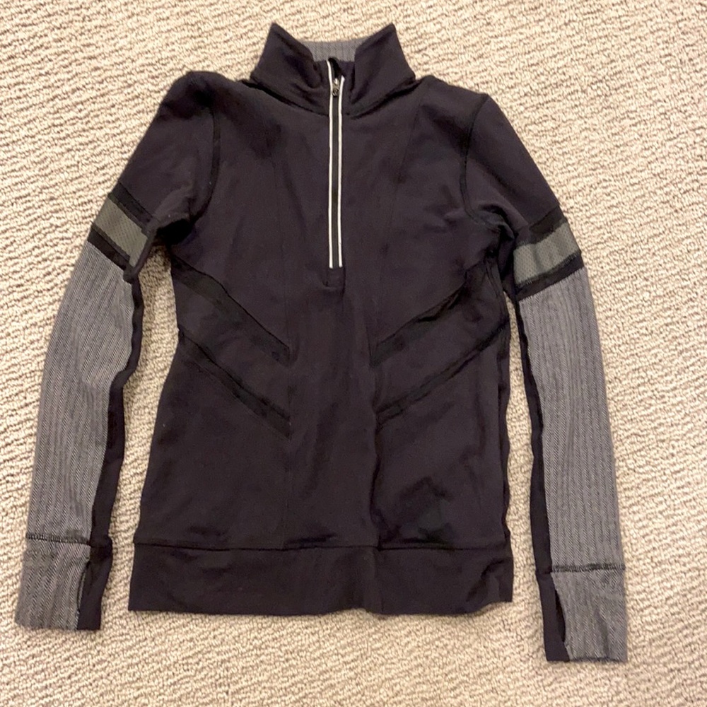 Girls, Ivivva by Lululemon quarter zip-Black